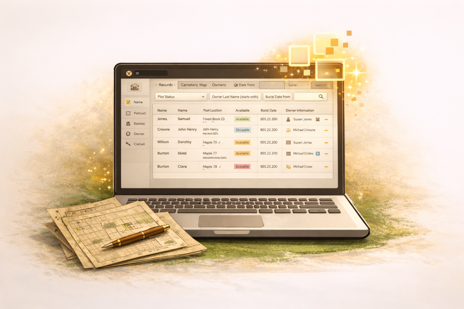 CemeteryBase cemetery records management software